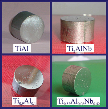 Titanium aluminides produced by the HC method