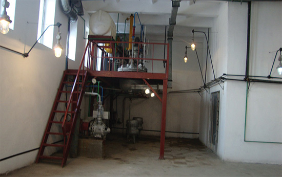 Pilot production area of the rust converter "LA-2"